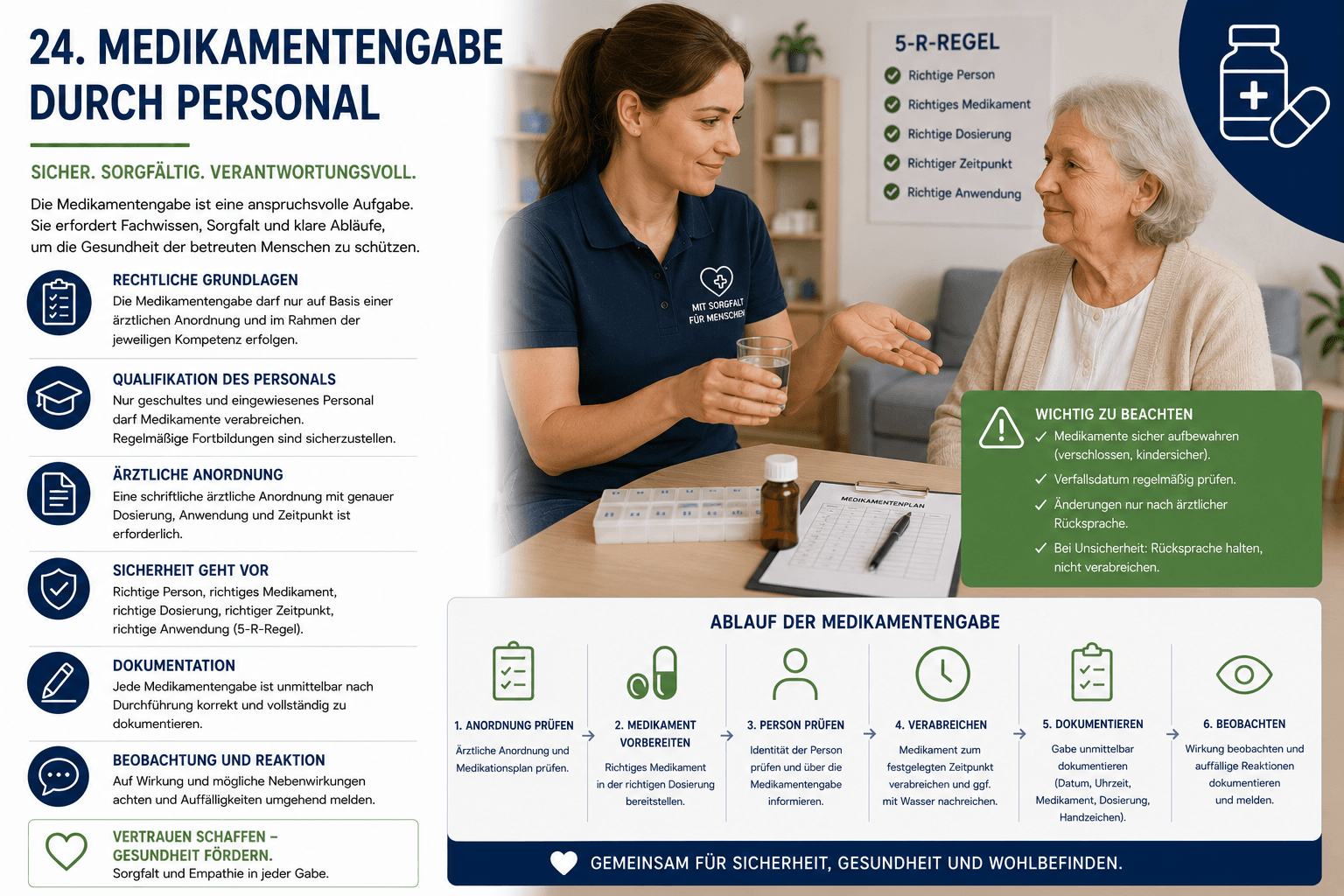 Gefährdungsbeurteilung „Medikamentengabe durch Personal“ – Muster (Word-Vorlage)