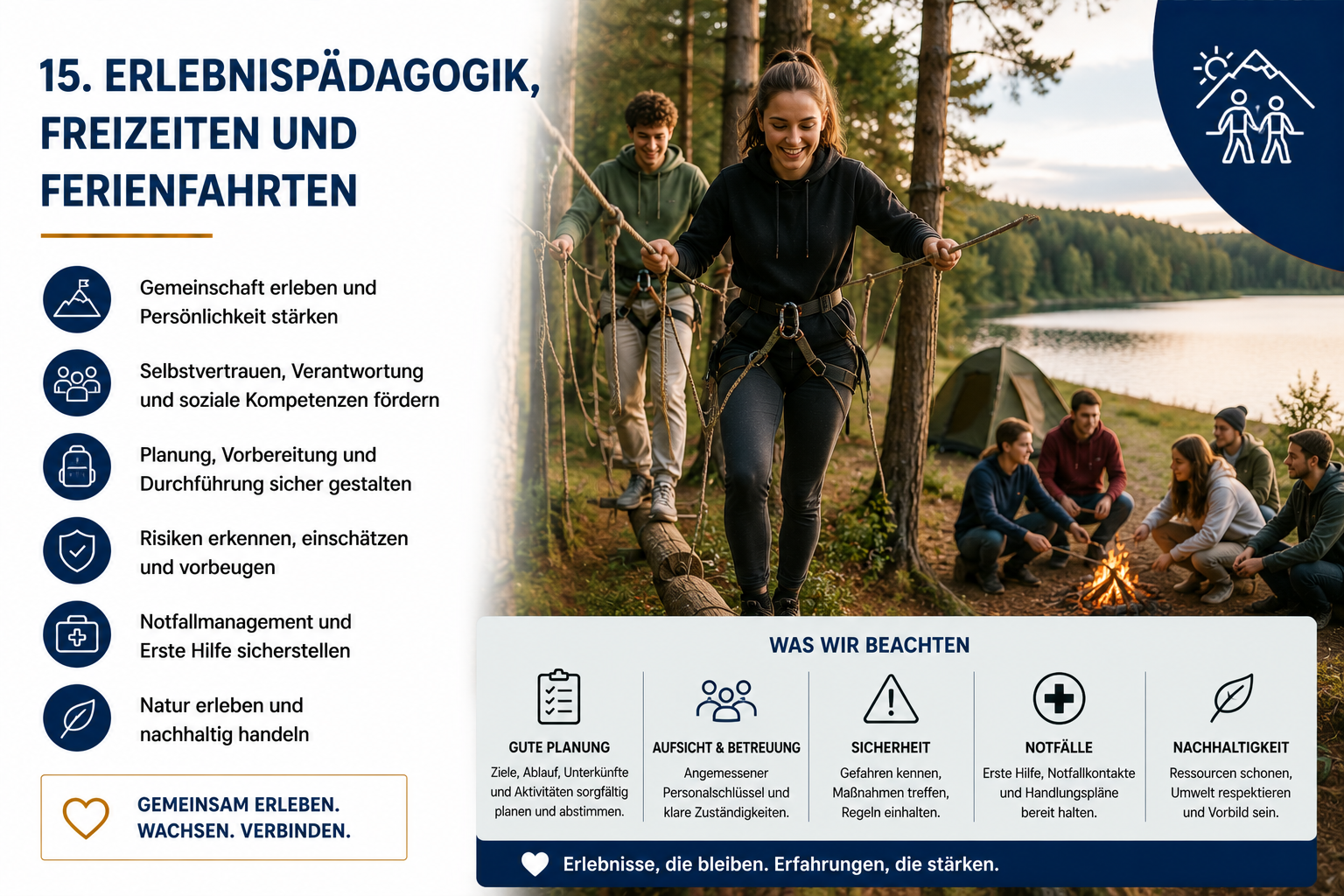 Gefährdungsbeurteilung „Erlebnispädagogik, Freizeiten und Ferienfahrten“ – Muster (Word-Vorlage)