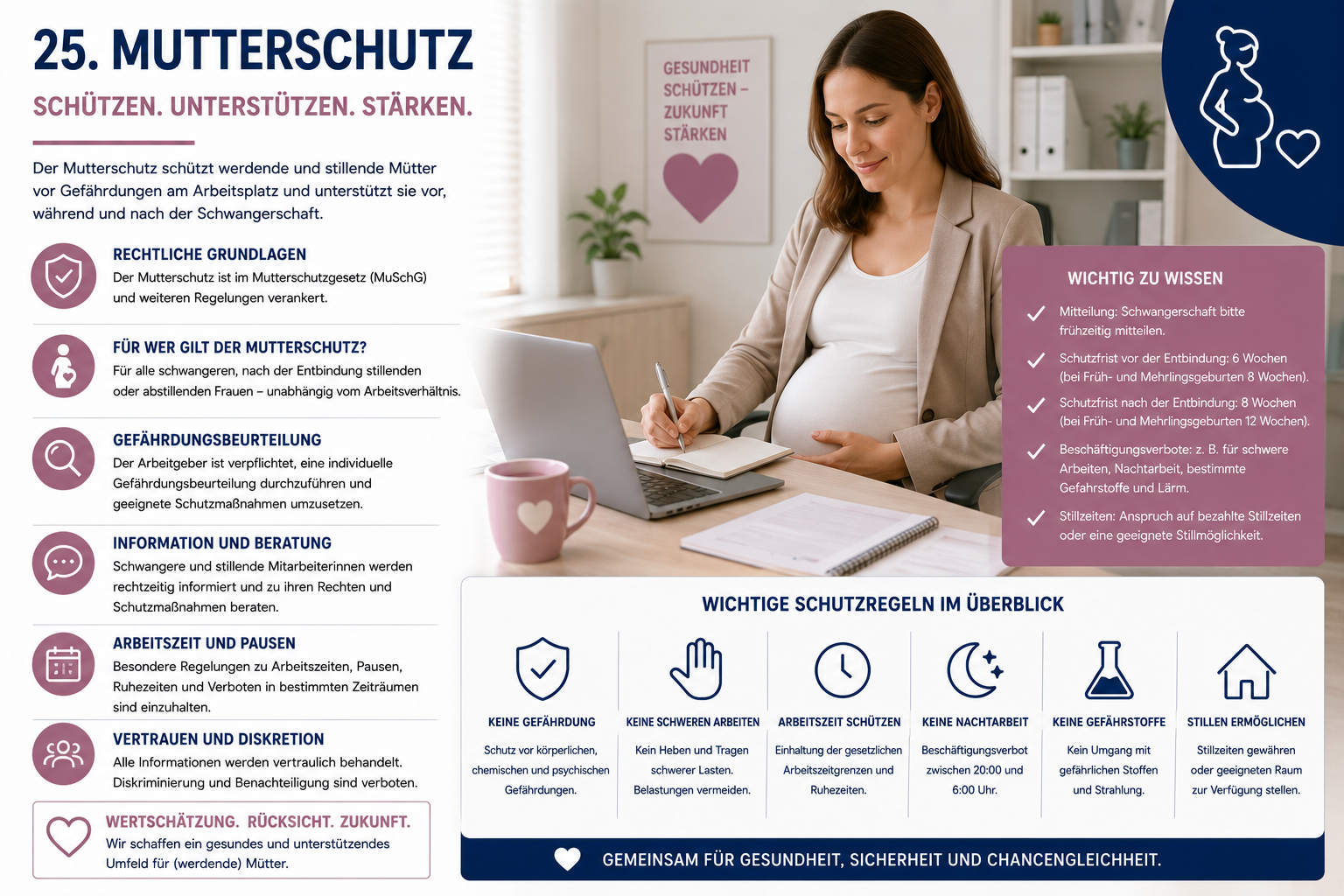 Gefährdungsbeurteilung „Mutterschutz“ – Muster (Word-Vorlage)